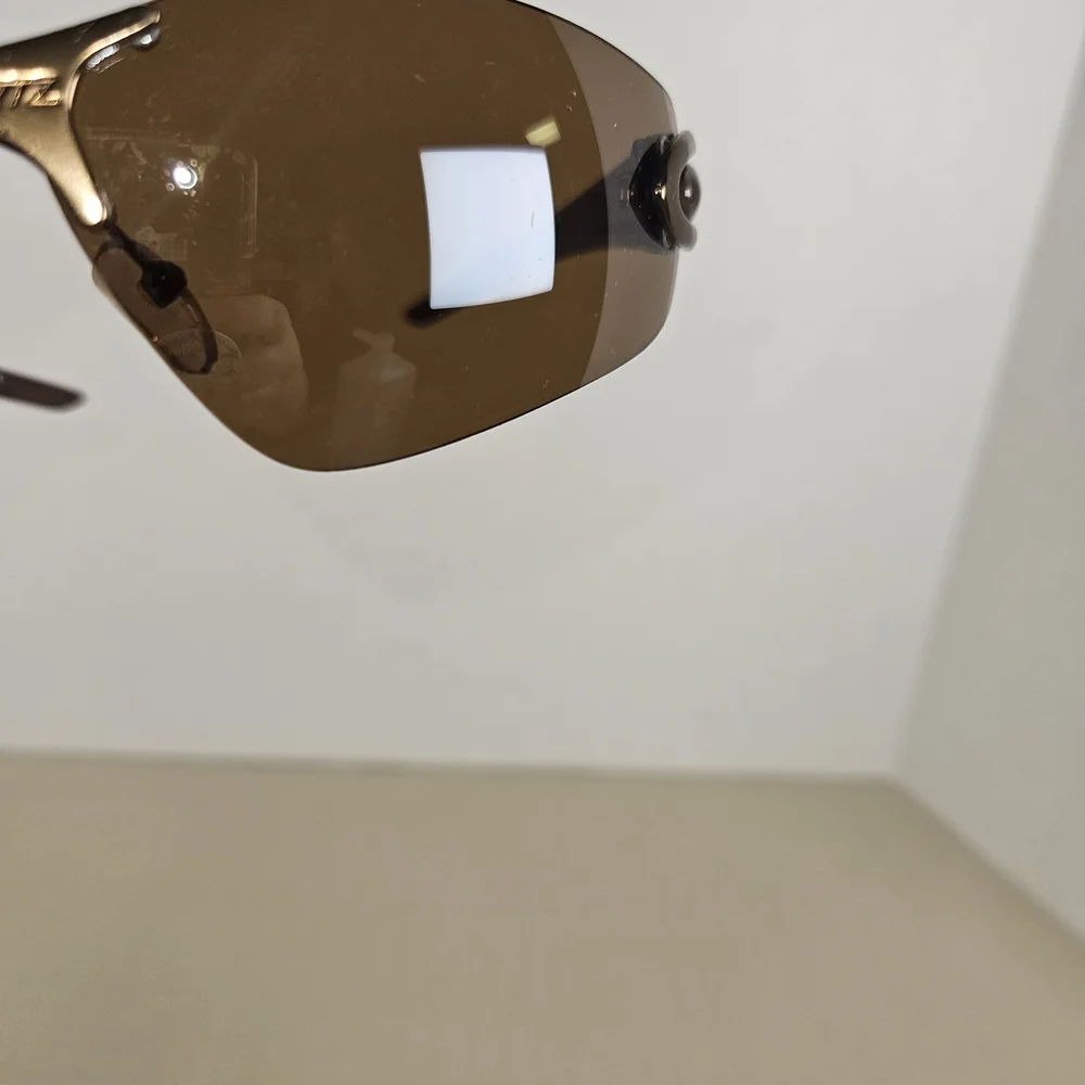 Brown Rimless Men's Sunglasses